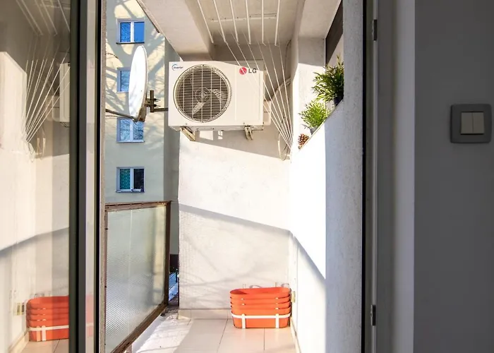 W Sercu Powisla, Balkon, Klimatyzacja, Wifi, Brak Tv